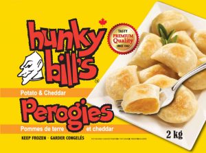 Hunky Bill's Perogies - Potato & Chedder 2kg Bags